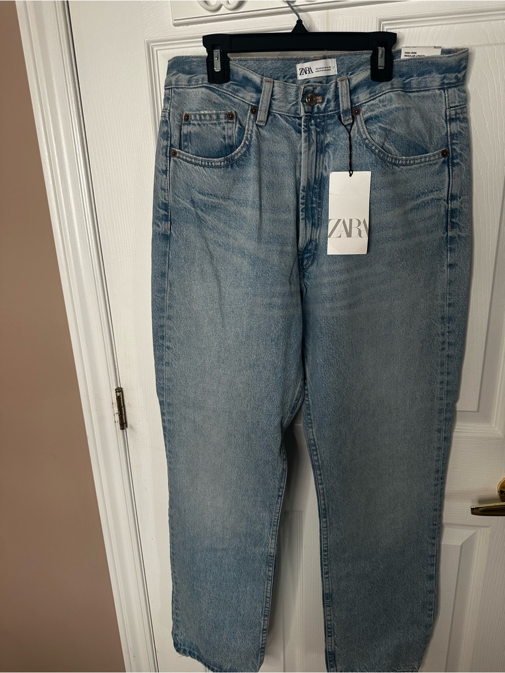 ZARA Light Blue Washed Denim Jeans